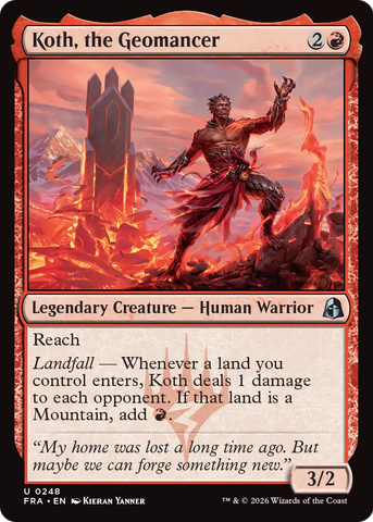 Koth, the Geomancer [Reality Fracture]