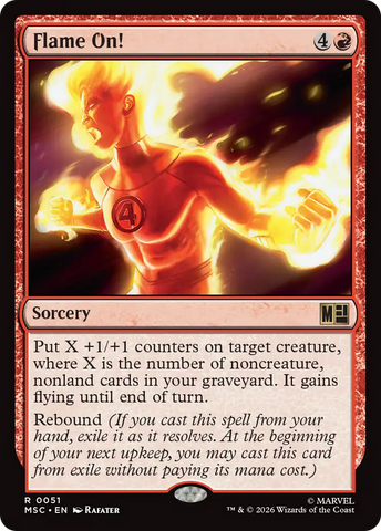 Flame On! (Surge Foil) [Marvel Super Heroes Commander]