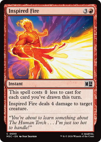 Inspired Fire [Marvel Super Heroes Commander]