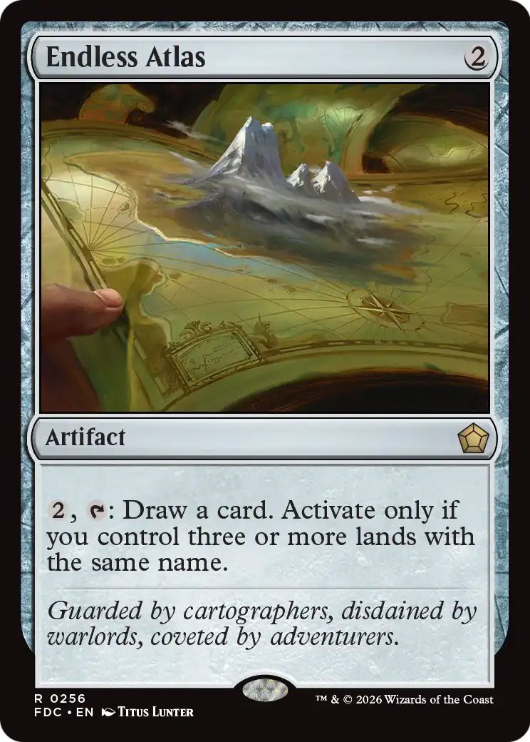 Endless Atlas [Foundations Commander]