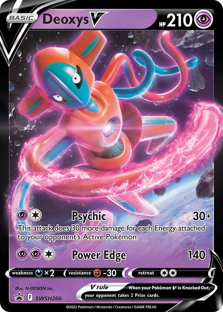 Deoxys V (SWSH266) [Sword & Shield: Black Star Promos]