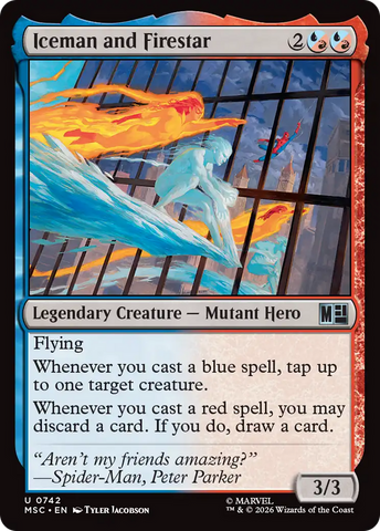 Iceman and Firestar [Marvel Super Heroes Commander]