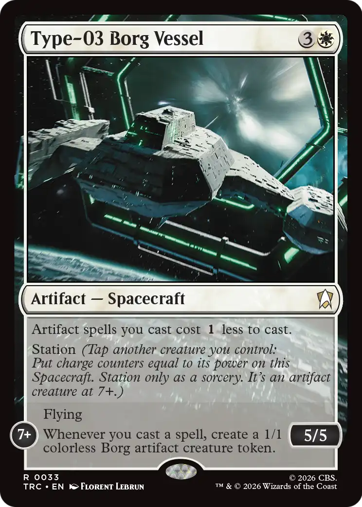 Type-03 Borg Vessel (Surge Foil) [Star Trek Commander]