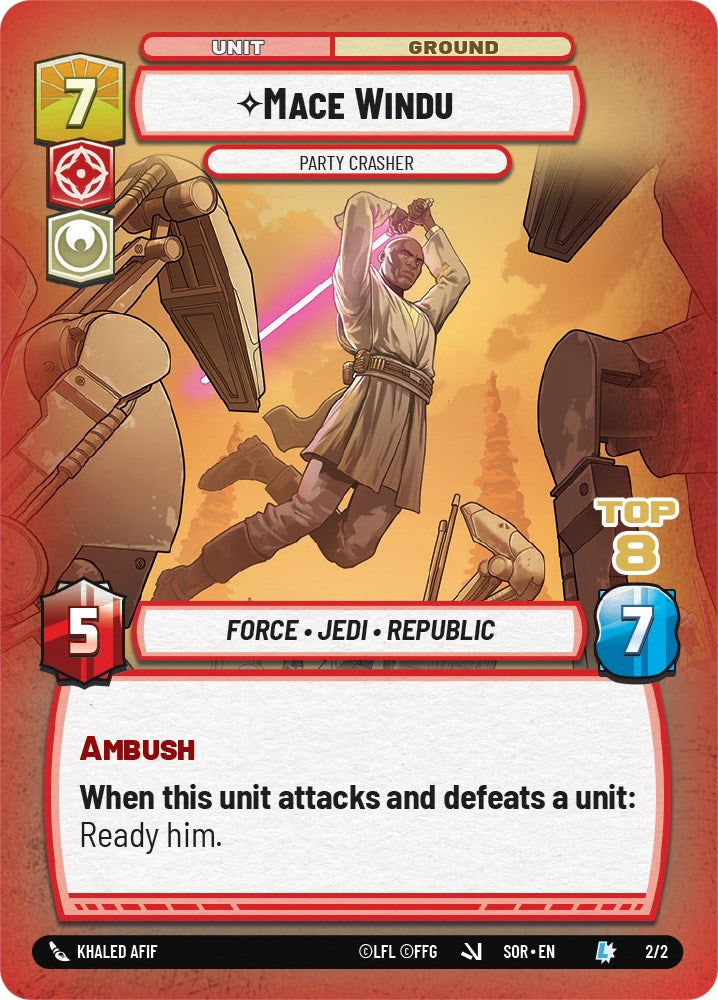 Mace Windu - Party Crasher (Top 8) (2/2) [Store Showdown Promos]