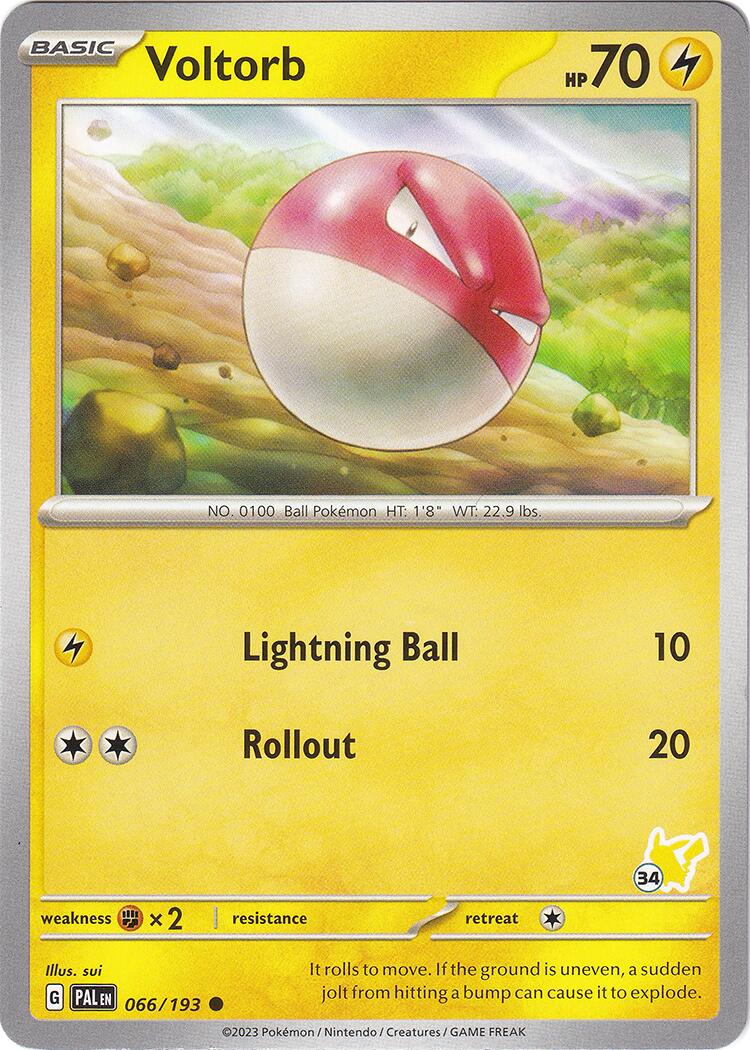 Voltorb (066/193) (Pikachu Stamp