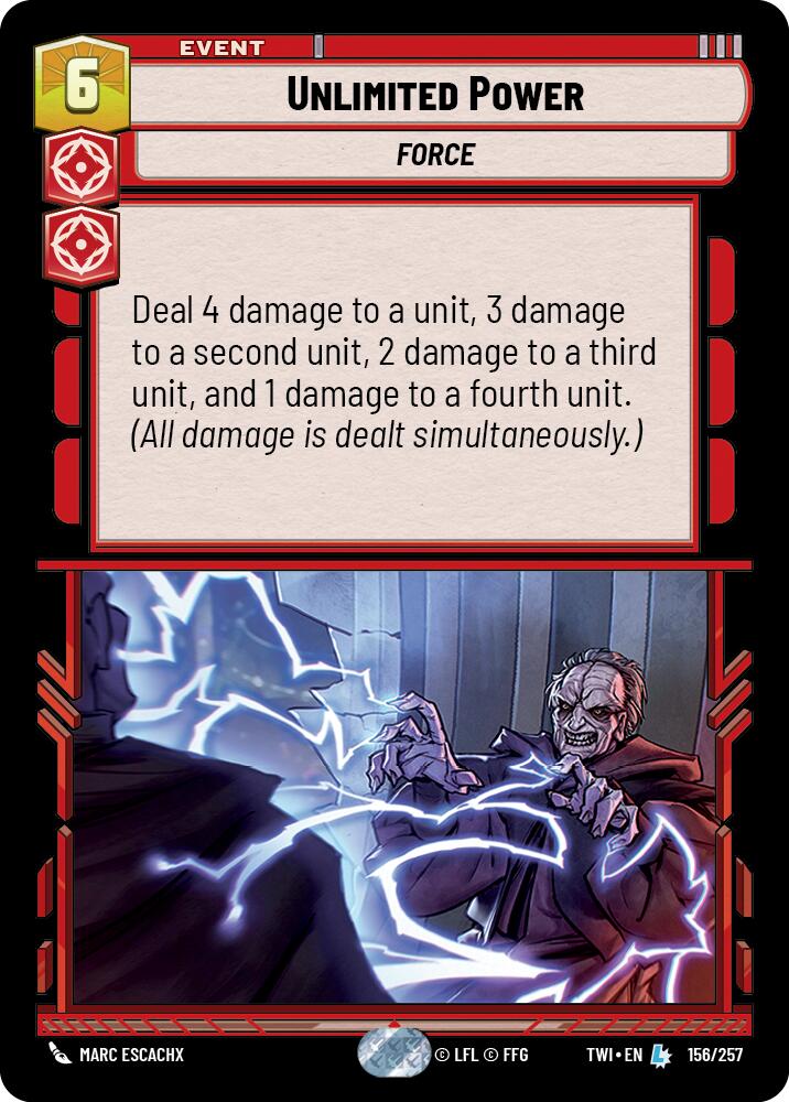 Unlimited Power (156/257) [Twilight of the Republic]