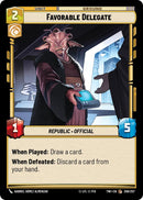 Favorable Delegate (208/257) (208/257) [Twilight of the Republic]