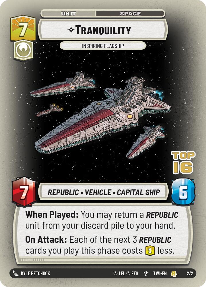 Tranquility - Inspiring Flagship (Top 16) (2/2) [Store Showdown Promos]