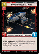 Droid Missile Platform (162/262) (162/257) [Jump to Lightspeed]
