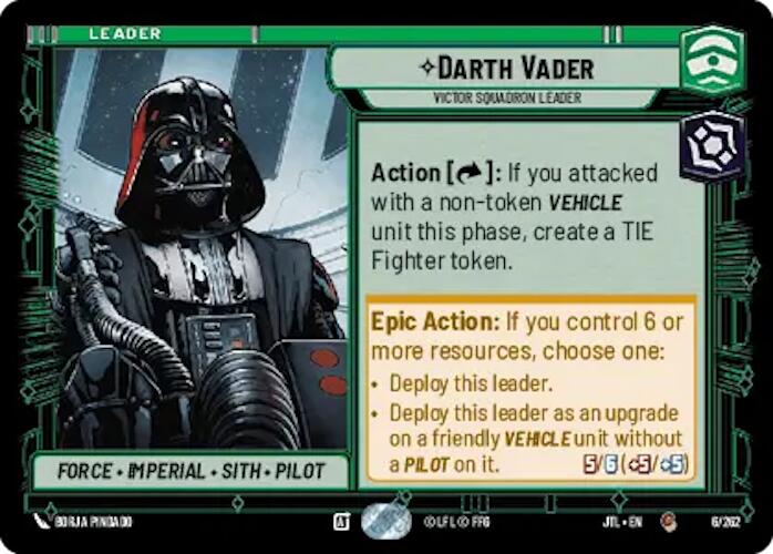 Darth Vader - Victor Squadron Leader (006/257) [Jump to Lightspeed]