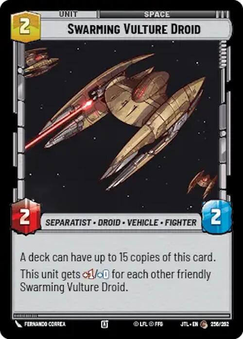 Swarming Vulture Droid (256/257) [Jump to Lightspeed]