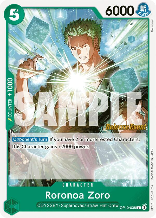 Roronoa Zoro [Royal Blood Release Event Cards]