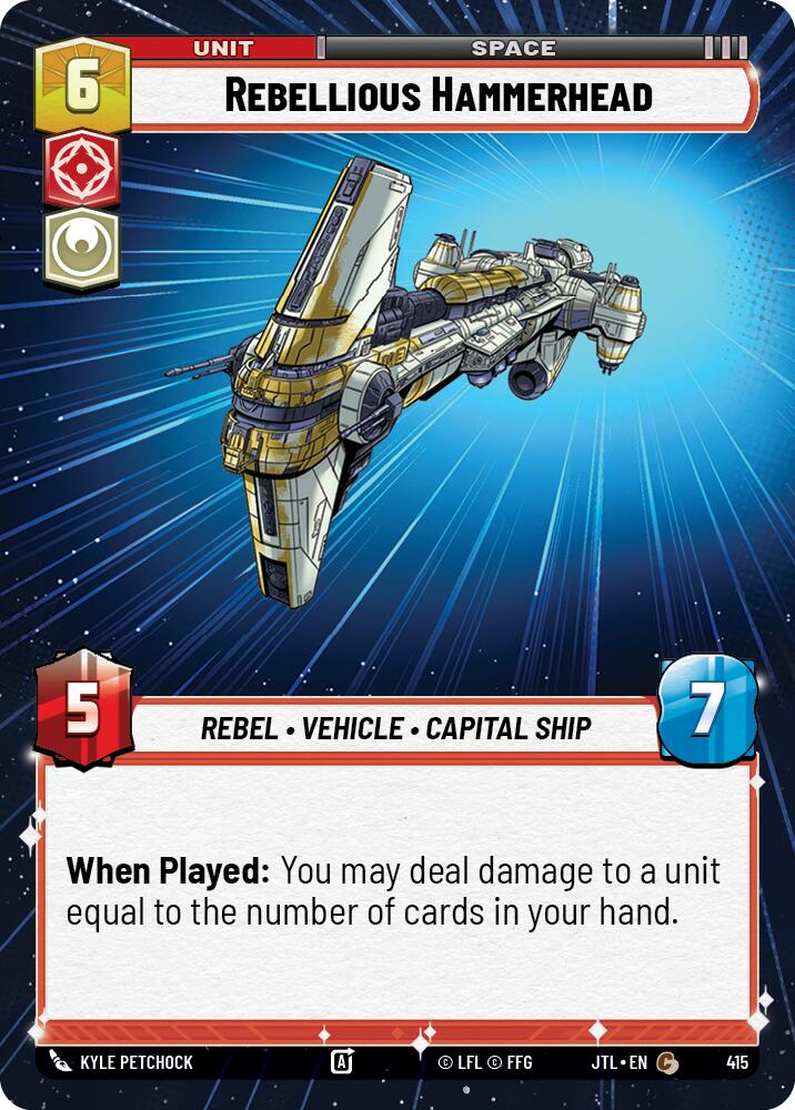 Rebellious Hammerhead (415) (Hyperspace) (415) [Jump to Lightspeed]