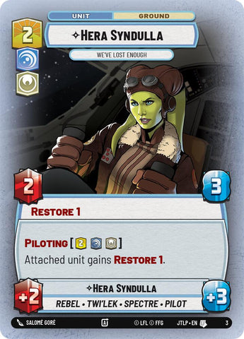 Hera Syndulla - We've Lost Enough (3) [Jump to Lightspeed: Weekly Play]