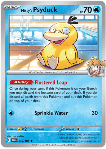 Misty's Psyduck (045/182) [Scarlet & Violet: Destined Rivals]