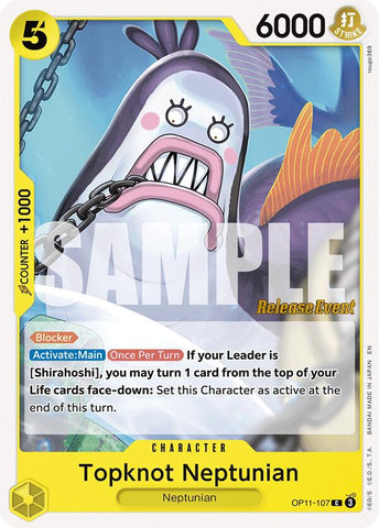 Topknot Neptunian [A Fist of Divine Speed Release Event Cards]