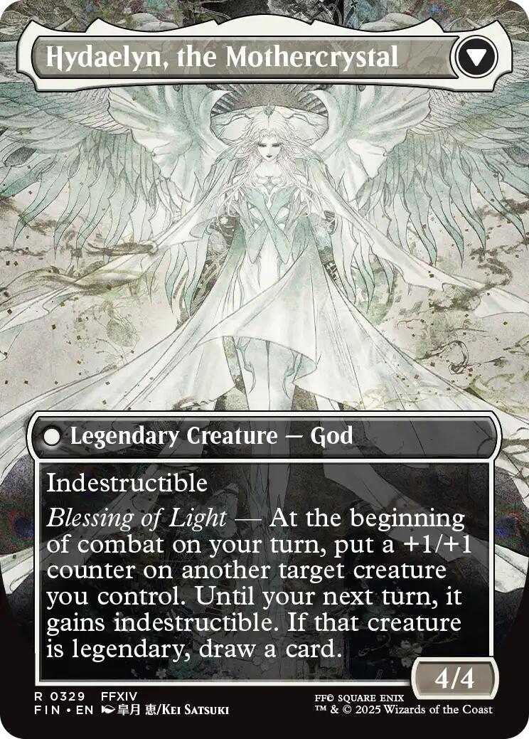 Venat, Heart of Hydaelyn // Hydaelyn, the Mothercrystal (Borderless) [FINAL FANTASY]