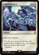 Final Judgment (Surge Foil) [FINAL FANTASY Commander]
