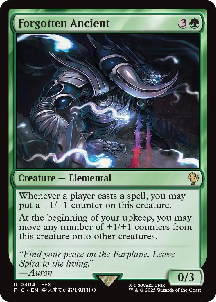 Forgotten Ancient (Surge Foil) [FINAL FANTASY Commander]