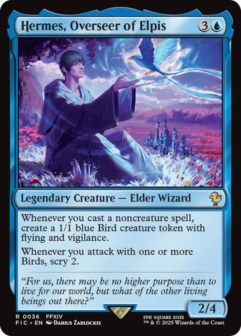 Hermes, Overseer of Elpis (Surge Foil) [FINAL FANTASY Commander]