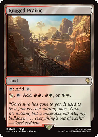 Rugged Prairie (Surge Foil) [FINAL FANTASY Commander]
