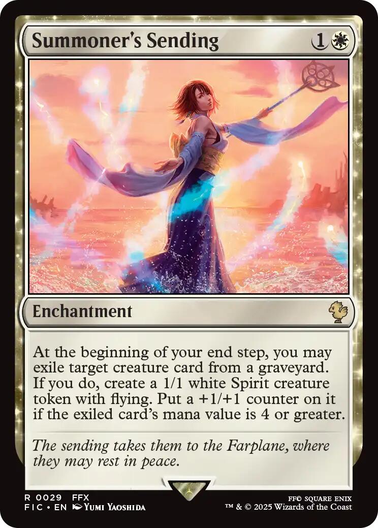 Summoner's Sending (Surge Foil) [FINAL FANTASY Commander]