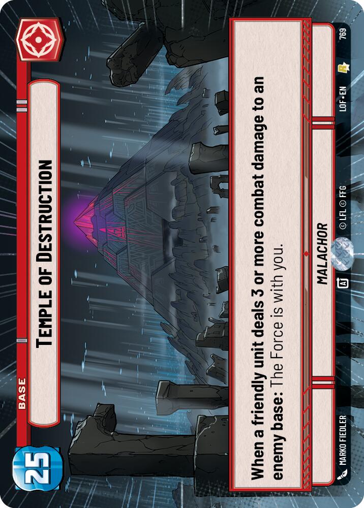 Temple of Destruction (769) (Hyperspace Foil) (769) [Legends of the Force]