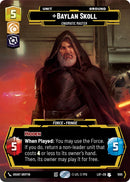 Baylan Skoll - Enigmatic Master (1065) (Prestige) (1065) [Legends of the Force]