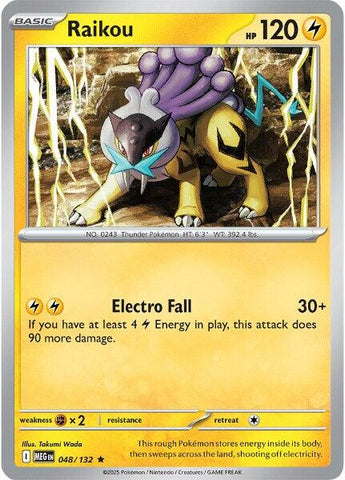 Raikou (048/132) [Mega Evolutions: Base Set]