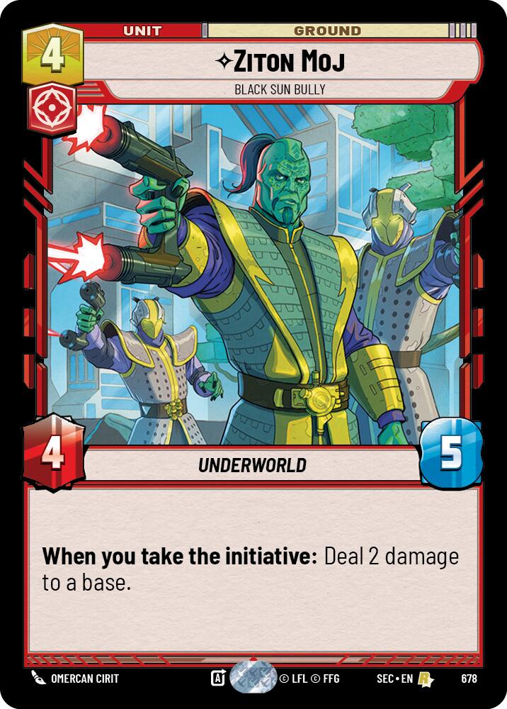 Ziton Moj - Black Sun Bully (Foil) (678) (678) [Secrets of Power]