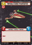 Republic Aurek Starfighter (922) (Hyperspace Foil) (922) [Secrets of Power]