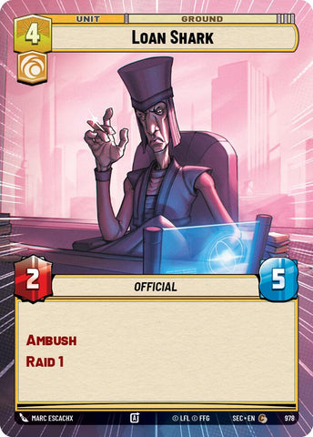 Loan Shark (978) (Hyperspace Foil) (978) [Secrets of Power]