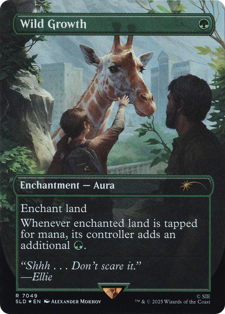 Wild Growth (Rainbow Foil) [Secret Lair Drop Series]