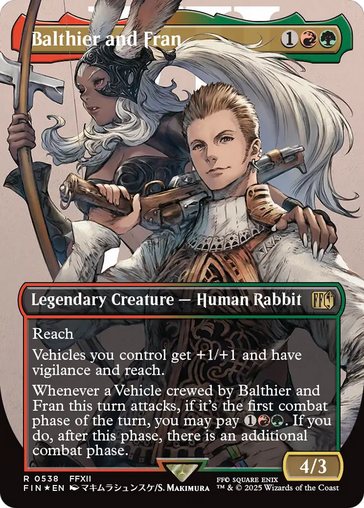 Balthier and Fran (Borderless) (Surge Foil) [FINAL FANTASY]