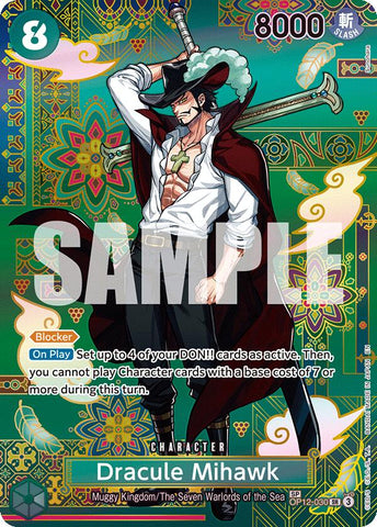 Dracule Mihawk (OP12-030) (SP) [The Azure Sea's Seven]