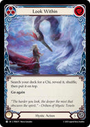 Look Within (Blue) (Rainbow Foil) [PEN273] (Compendium of Rathe)  Rainbow Foil