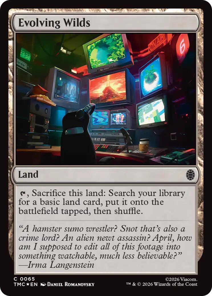 Evolving Wilds (Surge Foil) [Teenage Mutant Ninja Turtles Commander]