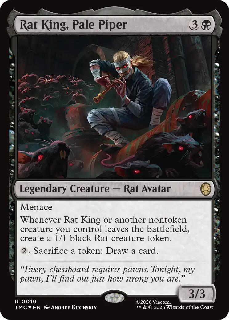 Rat King, Pale Piper (Surge Foil) [Teenage Mutant Ninja Turtles Commander]