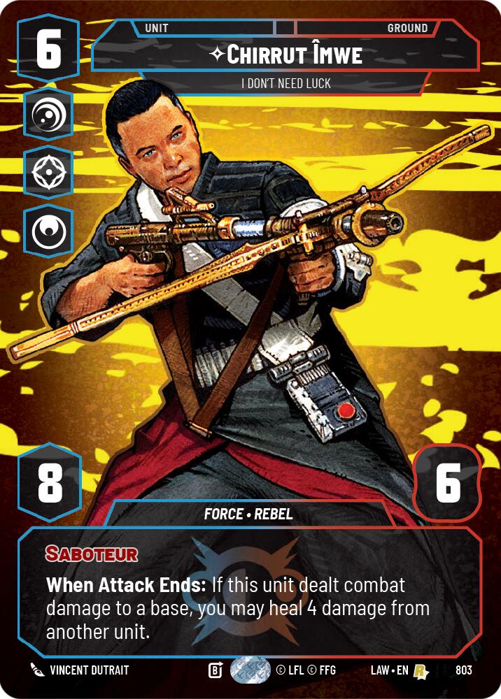 Chirrut Imwe - I Don't Need Luck (Prestige) (803) (803) [A Lawless Time]