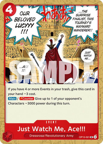 Just Watch Me, Ace!!! [Adventure on Kami's Island]