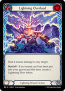 Lightning Overload (Blue) [OMN117] (Omens of the Third Age)  Rainbow Foil