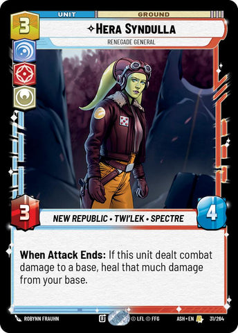 Hera Syndulla - Renegade General (31/264) (31/264) [Ashes of the Empire]