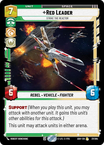 Red Leader - Strike the Reactor (37/264) (37/264) [Ashes of the Empire]