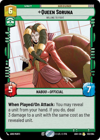 Queen Soruna - Willing to Fight (132/264) (132/264) [Ashes of the Empire]