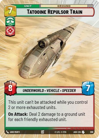 Tatooine Repulsor Train (299) (Hyperspace) (299) [Ashes of the Empire]