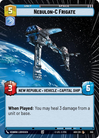 Nebulon-C Frigate (345) (Hyperspace) (345) [Ashes of the Empire]