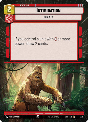 Intimidation (449) (Hyperspace) (449) [Ashes of the Empire]