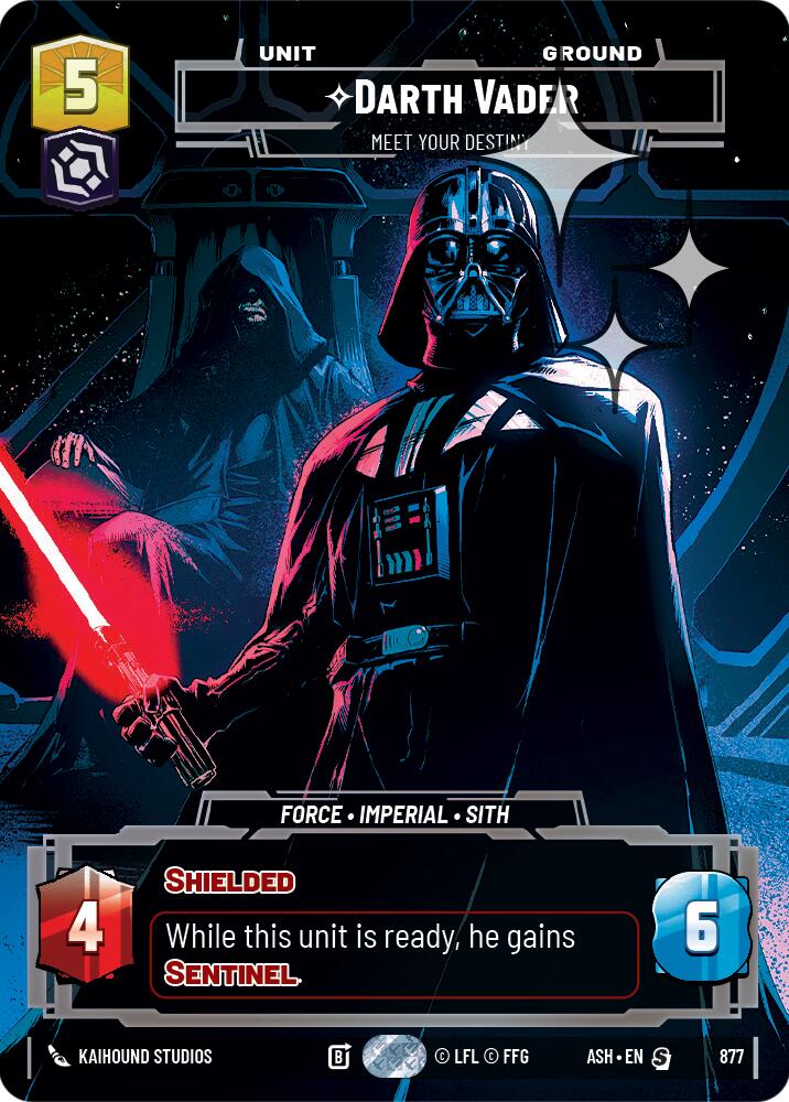 Darth Vader - Meet Your Destiny (877) (Prestige Foil) (877) [Ashes of the Empire]