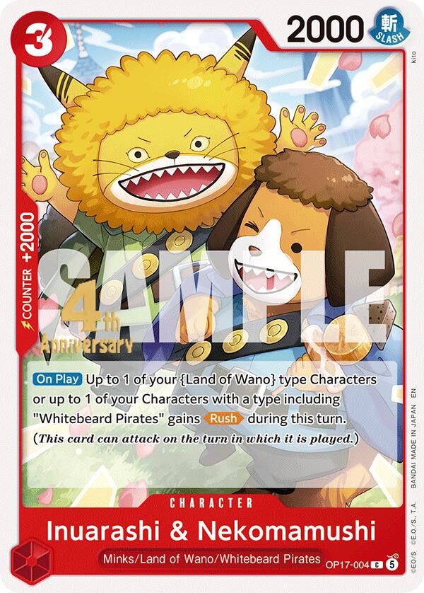 Inuarashi & Nekomamushi [The World's Strongest Warriors Release Event Cards]
