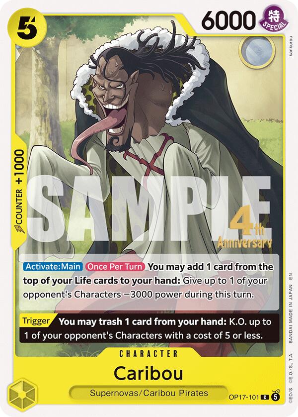 Caribou [The World's Strongest Warriors Release Event Cards]